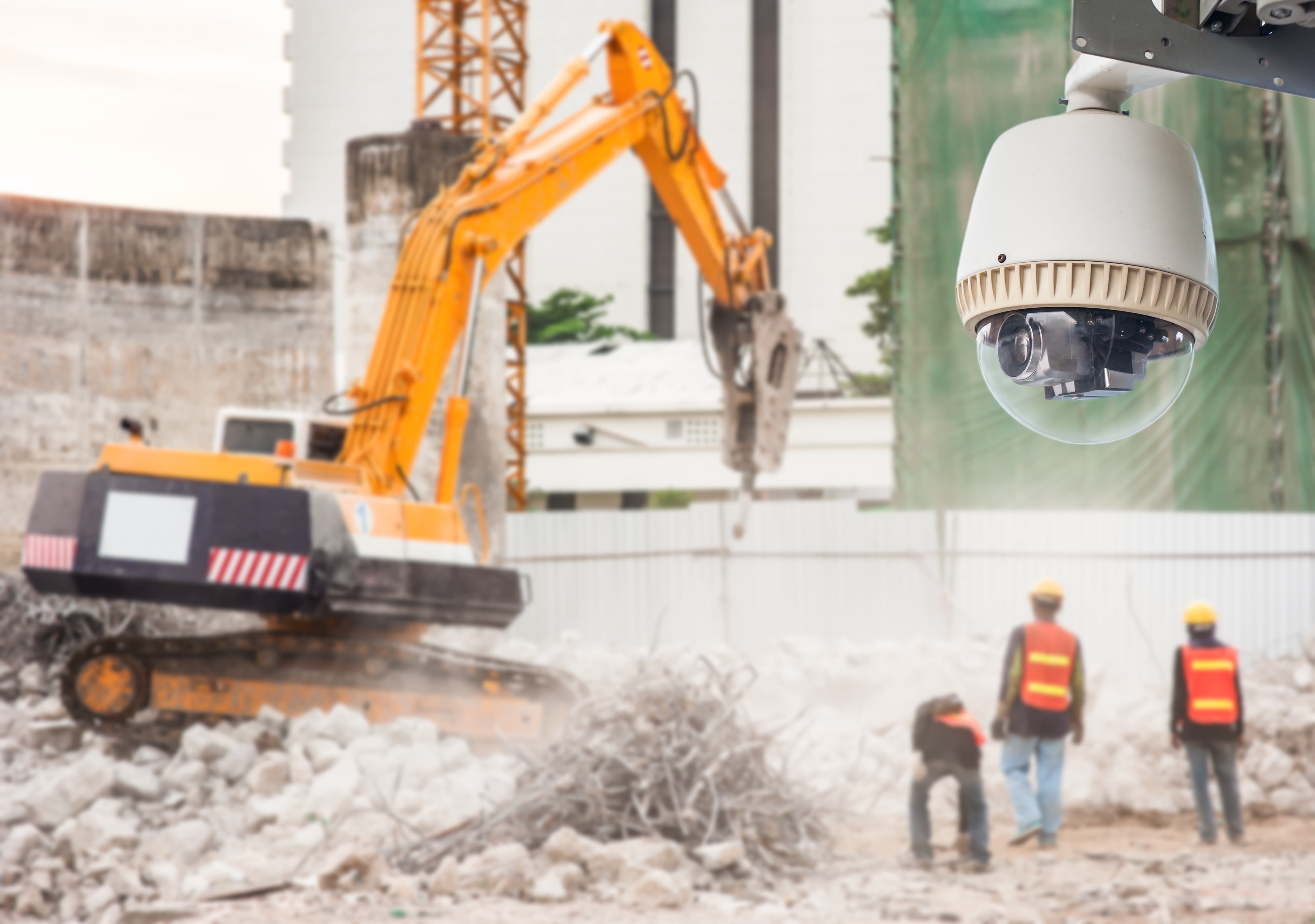 Security of construction sites